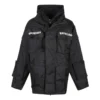 Parka oversize en tissu technique avec empiècement en jersey « Noir » 746450TOO321000