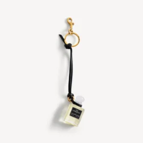 Pendentif en forme de flacon de parfum miniature, noir