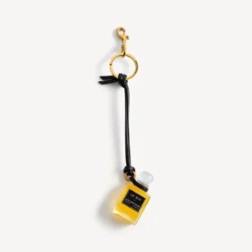 Pendentif en forme de flacon de parfum miniature, noir