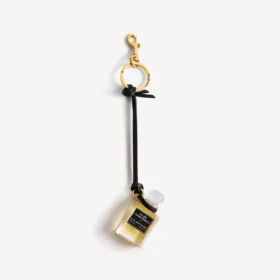 Pendentif en forme de flacon de parfum miniature, noir