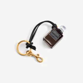 Pendentif en forme de flacon de parfum miniature, noir