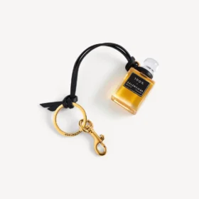 Pendentif en forme de flacon de parfum miniature, noir
