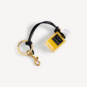 Pendentif en forme de flacon de parfum miniature, noir