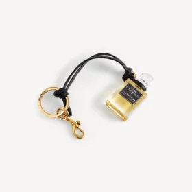 Pendentif en forme de flacon de parfum miniature, noir