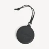 Pendentif miroir rond « City » pour femme, noir Pendentif miroir rond « City » pour femme, noir