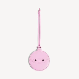 Pendentif miroir rond « City » pour femme, rose pétillant