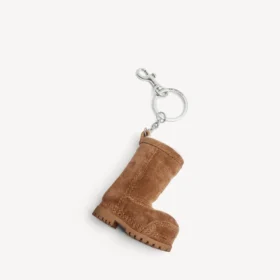 Pendentif/porte-clés pour femme « Mini Bottes d&rsquo;Alaska » couleur noce