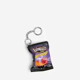 Pendentif/porte-clés pour homme « Chips » couleur paprika Pendentif/porte-clés pour homme « Chips » couleur paprika