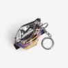 Pendentif/porte-clés pour homme « Chips » couleur paprika