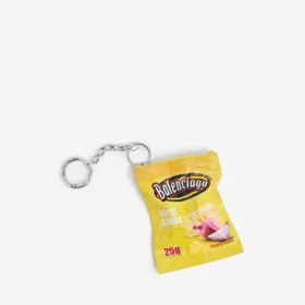 Pendentifs/porte-clés « chips » jaunes Pendentifs/porte-clés « chips » jaunes