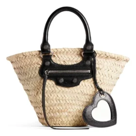 Petit panier « Beige Black » de Le Cagole 7710652AAVE9260