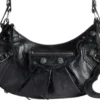 Petit sac à bandoulière Le Cagole « Black » 6713071VG9Y1000