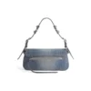 Petit sac bandoulière Le Cagole en Denim « Blue » 7716402109U4715