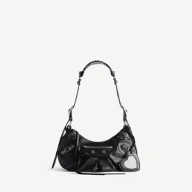 Petit sac à bandoulière « Le Cagole » pour femme, noir