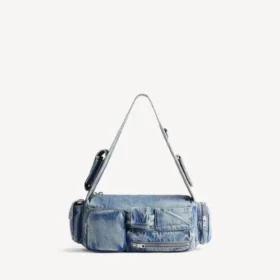 Petit sac bandoulière Superbusy pour homme, bleu Petit sac bandoulière Superbusy pour homme, bleu