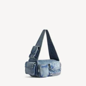 Petit sac bandoulière Superbusy pour homme, bleu Petit sac bandoulière Superbusy pour homme, bleu