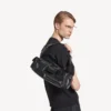 Petit sac bandoulière Superbusy pour homme, noir
