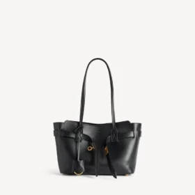 Petit sac cabas Bel Air pour femme, noir