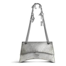 Petit sac à chaîne Crush effet « sale » « Silver » 7819202AA6X8110
