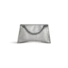 Petit sac à chaîne Crush effet « sale » « Silver » 7819202AA6X8110
