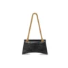Petit sac à chaîne Crush à motif crocodile « Noir » 716351210IX1000