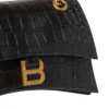 Petit sac à chaîne Crush à motif crocodile « Noir » 716351210IX1000