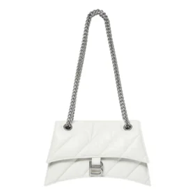 Petit sac à chaîne matelassé Crush « Optic White » 716351210J09001