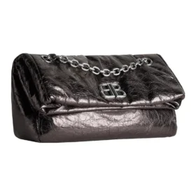 Petit sac à chaîne Monaco métallisé « Gris foncé » 7659662AASD1314