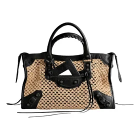 Petit sac City Bag « Naturel Noir » 8657622ACGG9260