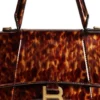 Petit sac à main Hourglass à imprimé écaille de tortue « Marron » 5935462AAZK2126