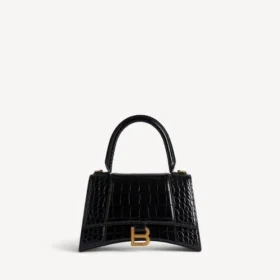 Petit sac à main pour femme « Hourglass » en noir
