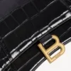 Petit sac à main pour femme « Hourglass » en noir