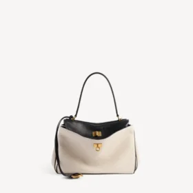 Petit sac à main Rodeo pour femme, beige/noir