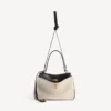 Petit sac à main Rodeo pour femme, beige/noir