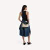 Petit sac à main Rodeo pour femme, beige/noir