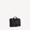 Petit sac messager militaire pour homme, noir