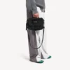 Petit sac messager militaire pour homme, noir
