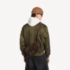 Petit sac messager à rabat « City » pour homme, couleur espresso clair