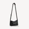 Petit sac messager à rabat « City » pour homme, noir