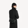 Petit sac messager à rabat « City » pour homme, noir