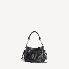 Petit sac seau « City » pour femme, noir