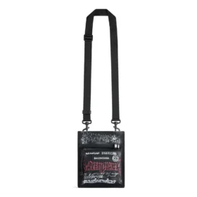 Petite pochette Explorer avec sangle, motif métallique sur toute la surface « Black » 6559822AAX61000