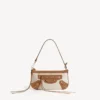 Pochette City pour femme avec bandoulière, couleur beige/camel Pochette City pour femme avec bandoulière, couleur beige/camel