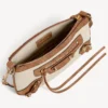 Pochette City pour femme avec bandoulière, couleur beige/camel Pochette City pour femme avec bandoulière, couleur beige/camel