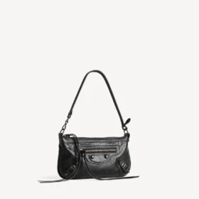 Pochette « City » pour femme avec bandoulière, en noir