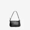 Pochette « City » pour femme avec bandoulière, en noir Pochette « City » pour femme avec bandoulière, en noir