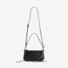 Pochette « City » pour femme avec bandoulière, en noir Pochette « City » pour femme avec bandoulière, en noir