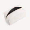 Pochette cosmétique parfumée en dix blanc ivoire Pochette cosmétique parfumée en dix blanc ivoire
