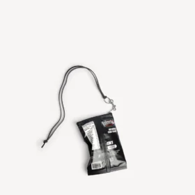 Pochette porte-téléphone Chips en noir