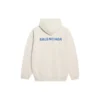Polaire Balenciaga à manches longues pour homme, blanc crème 600583TJVA89055